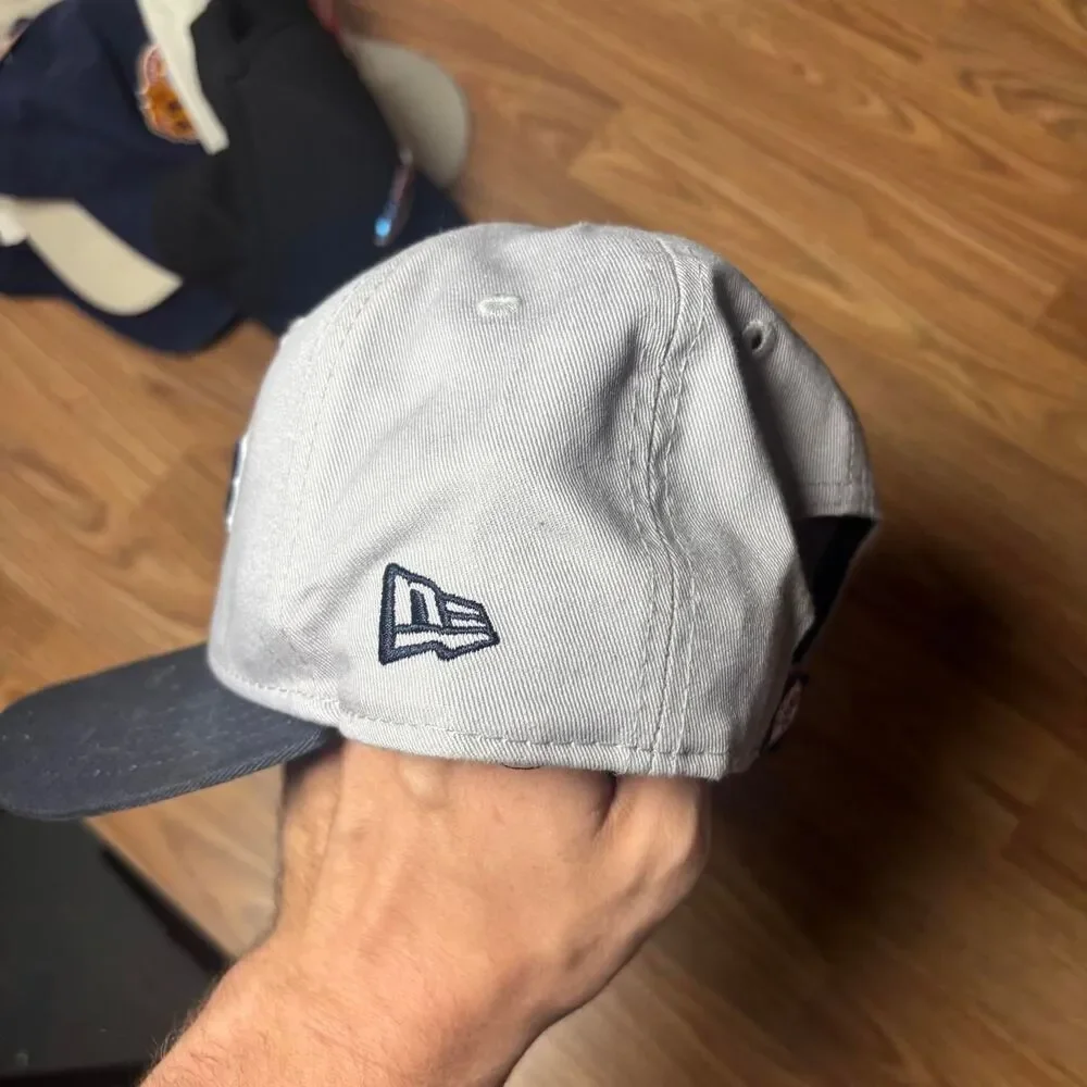 New-era White and Grey Hat